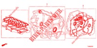 KIT GUARNIZIONE/ ASS. TRASMISSIONE (1.8L) per Honda CIVIC 1.8 EXECUTIVE 5 Porte 6 velocità manuale 2016