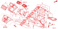 ABBELLIMENTO STRUMENTI (LH) per Honda CIVIC 1.8 EXECUTIVE 5 Porte 5 velocità automatico 2016
