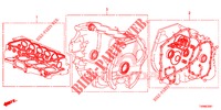 KIT GUARNIZIONE/ ASS. TRASMISSIONE (1.8L) per Honda CIVIC 1.8 EXECUTIVE 5 Porte 5 velocità automatico 2016