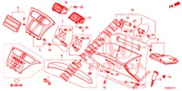 ABBELLIMENTO STRUMENTI (LH) per Honda CIVIC 1.8 LIFESTYLE 5 Porte 6 velocità manuale 2016