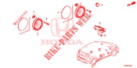 ANTENNA/ALTOPARLANTE  per Honda CIVIC 1.8 LIFESTYLE 5 Porte 6 velocità manuale 2016