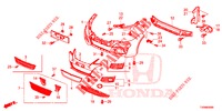 PARAURTI ANTERIORE  per Honda CIVIC 1.8 LIFESTYLE 5 Porte 5 velocità automatico 2016