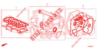 KIT GUARNIZIONE/ ASS. TRASMISSIONE (1.8L) per Honda CIVIC 1.8 S 5 Porte 6 velocità manuale 2016