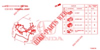 CONNETTORE ELETTRICO (ARRIERE) per Honda CIVIC 1.8 S 5 Porte 5 velocità automatico 2016