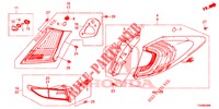 LUCE CODA/LUCE TARGA (PGM FI)  per Honda CIVIC 1.8 S 5 Porte 5 velocità automatico 2016