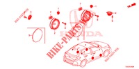 ANTENNA/ALTOPARLANTE  per Honda CIVIC 1.5 PRESTIGE 5 Porte 6 velocità manuale 2017