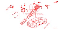 ANTENNA/ALTOPARLANTE  per Honda CIVIC  1.5 SPORT PLUS 5 Porte pieno automatica 2017