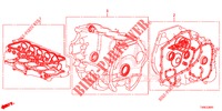 KIT GUARNIZIONE/ ASS. TRASMISSIONE (1.8L) per Honda CIVIC 1.8 SPORT 5 Porte 6 velocità manuale 2014