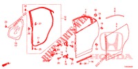 PANNELLI PORTIERE POST.(4D)  per Honda CIVIC 1.8 SPORT 5 Porte 6 velocità manuale 2014