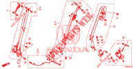 SEDILE ANTERIORE/CINTURE DI SICUREZZA  per Honda CIVIC 1.8 SPORT 5 Porte 6 velocità manuale 2014