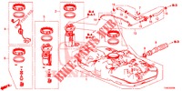 SERBATOIO COMBUSTIBILE  per Honda CIVIC 1.8 SPORT 5 Porte 6 velocità manuale 2014