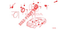 ANTENNA/ALTOPARLANTE  per Honda CIVIC DIESEL 1.6 ENTRY 5 Porte 6 velocità manuale 2018