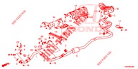 CONDOTTO SCARICO/SILENZIATORE (PGM FI)  per Honda CIVIC DIESEL 1.6 ENTRY 5 Porte 6 velocità manuale 2018