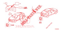 EMBLEME/ETICHETTE CAUZIONE  per Honda CIVIC DIESEL 1.6 ENTRY 5 Porte 6 velocità manuale 2018
