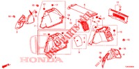 FODERAMENTO LATO BAULE  per Honda CIVIC DIESEL 1.6 ENTRY 5 Porte 6 velocità manuale 2018