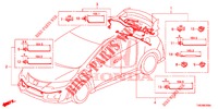 BARDATURA FILO (5) per Honda CIVIC TYPE R 5 Porte 6 velocità manuale 2016
