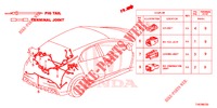 CONNETTORE ELETTRICO (ARRIERE) per Honda CIVIC TYPE R 5 Porte 6 velocità manuale 2016