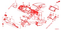 ABBELLIMENTO STRUMENTI (COTE DE CONDUCTEUR) (LH) per Honda CIVIC TYPE R 5 Porte 6 velocità manuale 2017