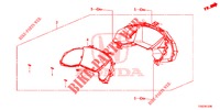 TACHIMETRO  per Honda CIVIC TYPE R 5 Porte 6 velocità manuale 2017
