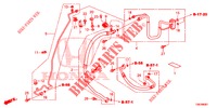 ARIA CONDIZIONATA (FLEXIBLES/TUYAUX) (DIESEL) (LH) per Honda CIVIC TOURER DIESEL 1.6 COMFORT 5 Porte 6 velocità manuale 2014
