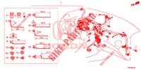 BARDATURA FILO (2) (LH) per Honda CIVIC TOURER DIESEL 1.6 COMFORT 5 Porte 6 velocità manuale 2014
