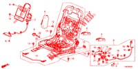 COMP. SEDILE ANT. (D.) (SIEGE REGLAGE MANUEL) per Honda CIVIC TOURER DIESEL 1.6 COMFORT 5 Porte 6 velocità manuale 2014
