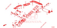 CONDOTTO SCARICO/SILENZIATORE (DIESEL) per Honda CIVIC TOURER DIESEL 1.6 COMFORT 5 Porte 6 velocità manuale 2014