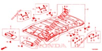 FODERA TETTO  per Honda CIVIC TOURER DIESEL 1.6 COMFORT 5 Porte 6 velocità manuale 2014