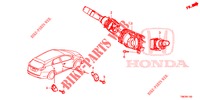 INTERRUTTORE COMBINAZIONE  per Honda CIVIC TOURER DIESEL 1.6 COMFORT 5 Porte 6 velocità manuale 2014
