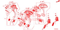 PEDALE (LH) per Honda CIVIC TOURER DIESEL 1.6 COMFORT 5 Porte 6 velocità manuale 2014