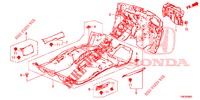 STOINO PAVIMENTO/ISOLATORE  per Honda CIVIC TOURER DIESEL 1.6 COMFORT 5 Porte 6 velocità manuale 2014