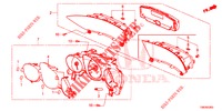 TACHIMETRO  per Honda CIVIC TOURER DIESEL 1.6 COMFORT 5 Porte 6 velocità manuale 2014