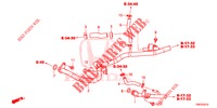 TUBO ACQUA/CONDOTTO RISCALDATORE (DIESEL) per Honda CIVIC TOURER DIESEL 1.6 COMFORT 5 Porte 6 velocità manuale 2014