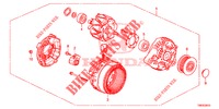 ALTERNATORE (DIESEL) (DENSO) per Honda CIVIC TOURER DIESEL 1.6 EXECUTIVE 5 Porte 6 velocità manuale 2014
