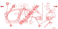 ANELLO DI TENUTA (LATERAL) per Honda CIVIC TOURER DIESEL 1.6 EXECUTIVE 5 Porte 6 velocità manuale 2014