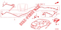 ANTENNA/ALTOPARLANTE (LH) per Honda CIVIC TOURER DIESEL 1.6 EXECUTIVE 5 Porte 6 velocità manuale 2014