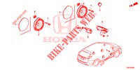 ANTENNA/ALTOPARLANTE  per Honda CIVIC TOURER DIESEL 1.6 EXECUTIVE 5 Porte 6 velocità manuale 2014