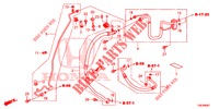 ARIA CONDIZIONATA (FLEXIBLES/TUYAUX) (DIESEL) (LH) per Honda CIVIC TOURER DIESEL 1.6 EXECUTIVE 5 Porte 6 velocità manuale 2014
