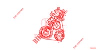CINGHIA DELL'ALTERNATORE (DIESEL) per Honda CIVIC TOURER DIESEL 1.6 EXECUTIVE 5 Porte 6 velocità manuale 2014