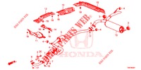 CONDOTTO SCARICO/SILENZIATORE (DIESEL) per Honda CIVIC TOURER DIESEL 1.6 EXECUTIVE 5 Porte 6 velocità manuale 2014