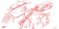 MODANATURA/PROTETTORE  per Honda CIVIC TOURER DIESEL 1.6 EXECUTIVE 5 Porte 6 velocità manuale 2014
