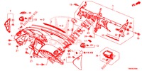 PANNELLO STRUMENTI (LH) per Honda CIVIC TOURER DIESEL 1.6 EXECUTIVE 5 Porte 6 velocità manuale 2014