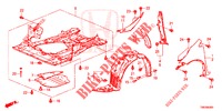 PARAFANGHI ANTERIORI  per Honda CIVIC TOURER DIESEL 1.6 EXECUTIVE 5 Porte 6 velocità manuale 2014