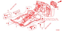 STOINO PAVIMENTO/ISOLATORE  per Honda CIVIC TOURER DIESEL 1.6 EXECUTIVE 5 Porte 6 velocità manuale 2014