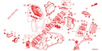UNITA DI CONTROLLO (CABINE) (1) (LH) per Honda CIVIC TOURER DIESEL 1.6 EXECUTIVE 5 Porte 6 velocità manuale 2014