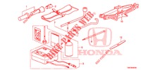 UTENSILI/CRICCO  per Honda CIVIC TOURER DIESEL 1.6 EXECUTIVE 5 Porte 6 velocità manuale 2014
