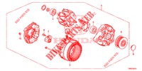 ALTERNATORE (DIESEL) (DENSO) per Honda CIVIC TOURER DIESEL 1.6 S 5 Porte 6 velocità manuale 2014
