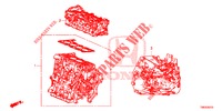 ARREDO DI MONT. MOTORE/ASS. TRASMISSIONE (DIESEL) per Honda CIVIC TOURER DIESEL 1.6 S 5 Porte 6 velocità manuale 2014