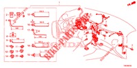 BARDATURA FILO (2) (LH) per Honda CIVIC TOURER DIESEL 1.6 S 5 Porte 6 velocità manuale 2014