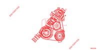 CINGHIA DELL'ALTERNATORE (DIESEL) per Honda CIVIC TOURER DIESEL 1.6 S 5 Porte 6 velocità manuale 2014